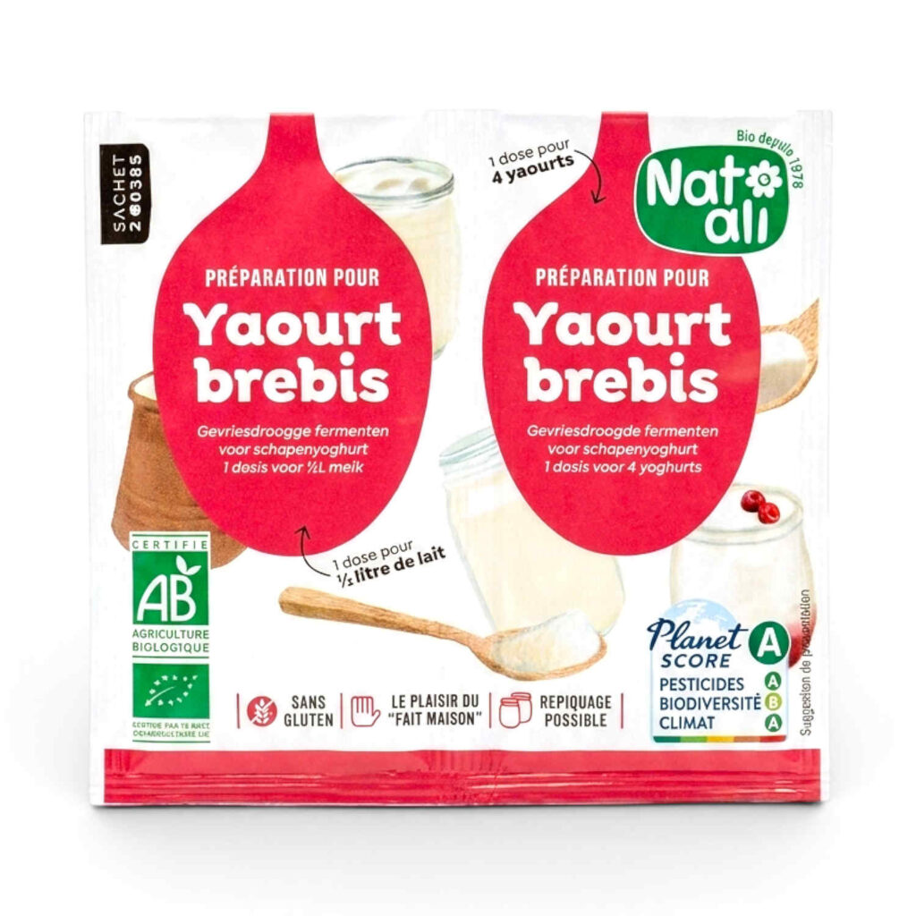 Ferment pour Yaourts Lait de Brebis 2X6Gr Natali