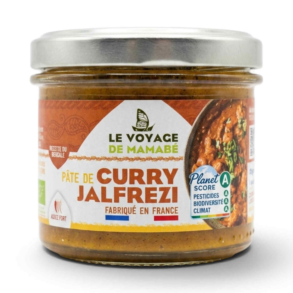 Pâté Curry Jalfrezi 105gr le Voyage de Mamabe