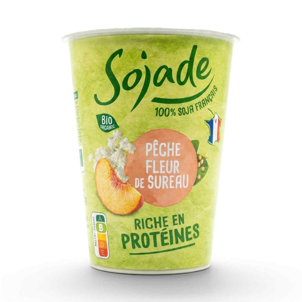 Sojade Pêche/Fleur de Sureau 400g