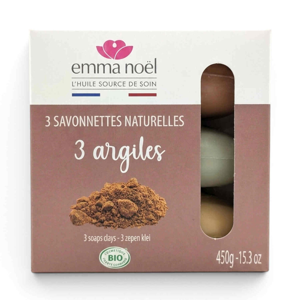 Savonnette 3 Argiles X3 Emma Noel