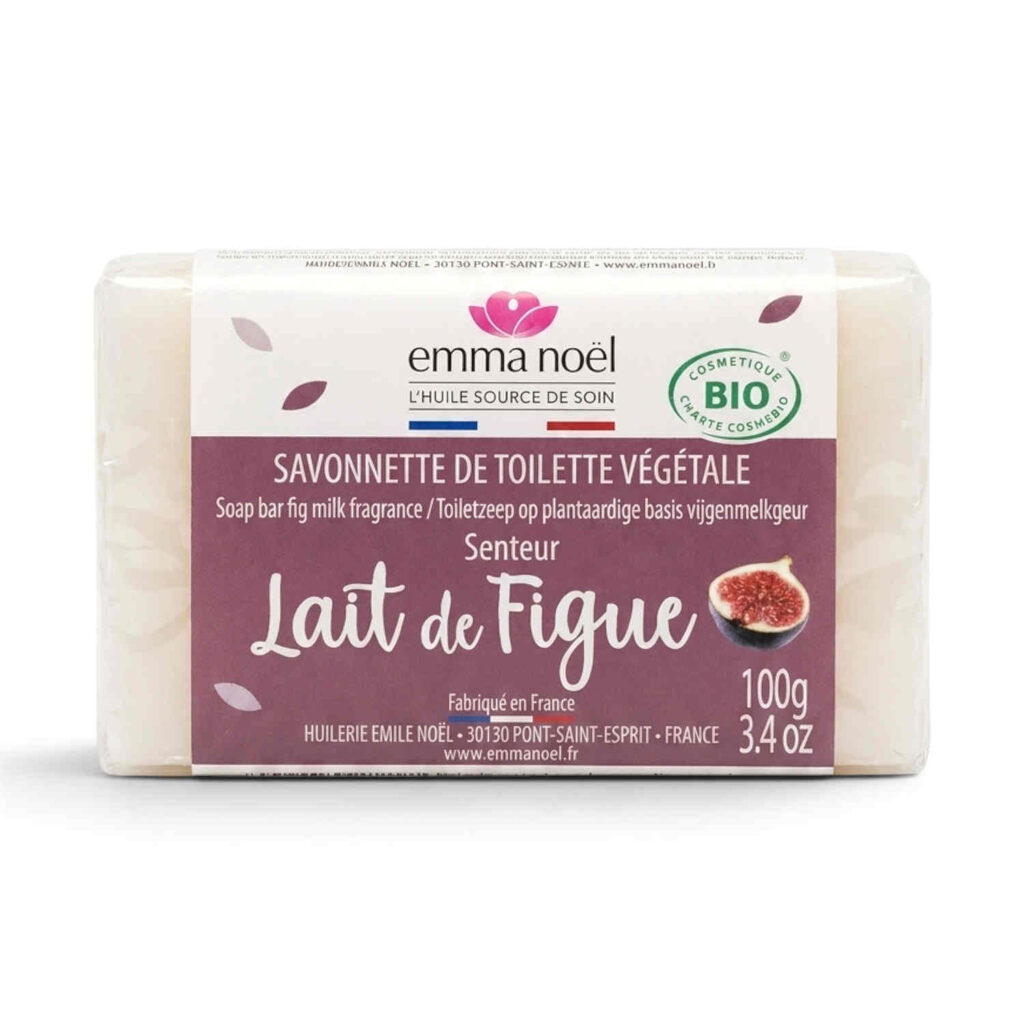 Savonnettes lait de figue 100 g Emma Noël