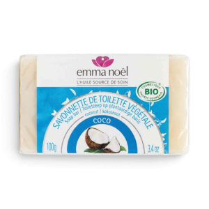 Savonnette végétale coco bio 100 g Emma Noël