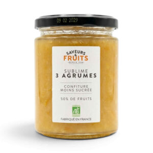 CONFITURE 3 AGRUMES 50% FRUITS 310GR SAVEURS ET FRUITS