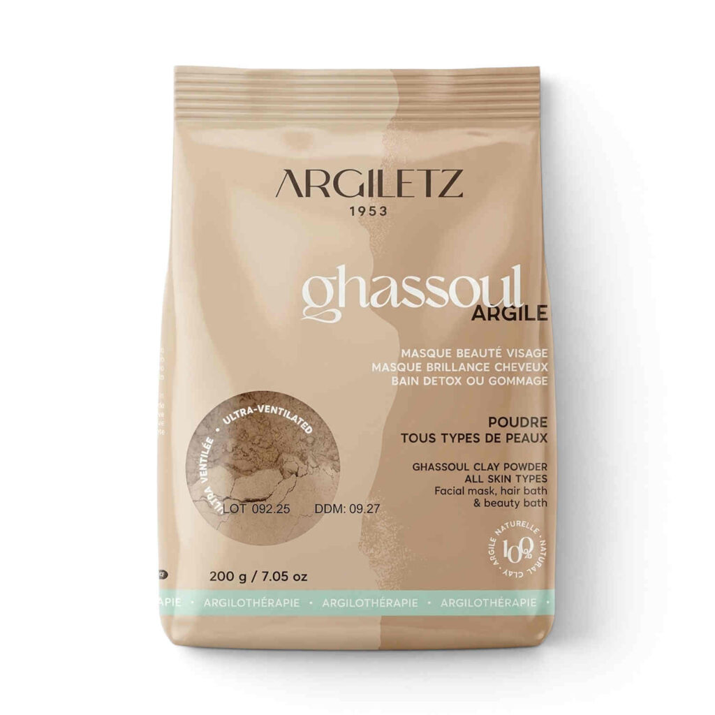 Argile Ghassoul Ultra Ventilee 200gr Argiletz