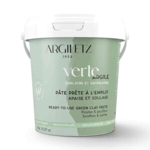 POT ARGILE VERTE + SPATULE 1KG ARGILETZ