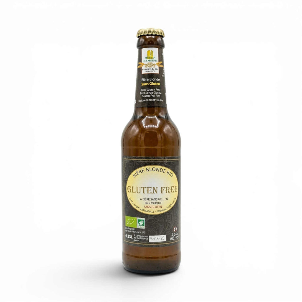 Bière blonde sans gluten 33 cl Moulin des Moines