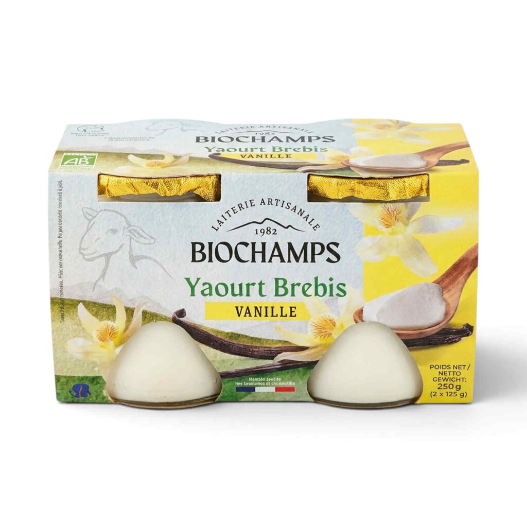 Yaourts Brebis Vanille 2X125Gr Biochamps