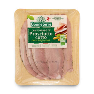 JAMBON PROSCIUTTO BASILICO ITALIE SS NITRITES 80G BONNETERRE
