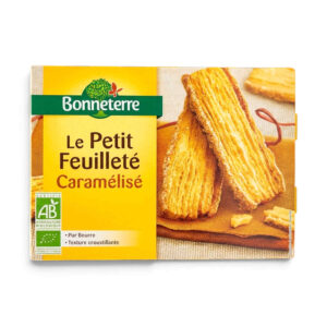 PETITS FEUILLETES CARAMELISES 120G BONNETERRE