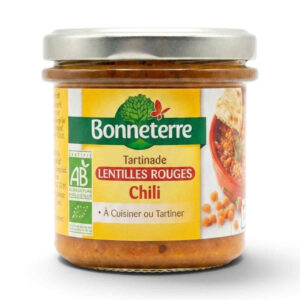 TARTINADE LENTILLES CHILI 140GR BONNETERRE