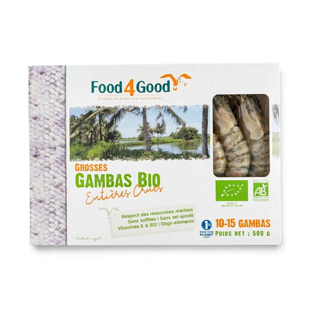 Gambas Entieres Crues 500gr Food 4 Food
