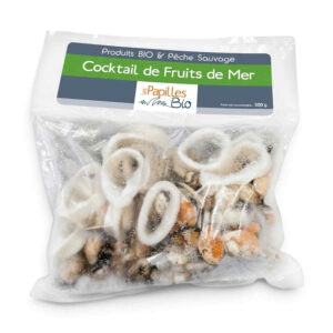 COCKTAIL FRUITS DE MER 500GR LES PAPILLES BIO