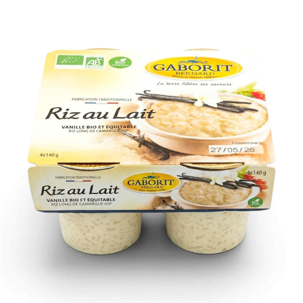 Riz au lait maison 4 x 140 g Bernard Gaborit