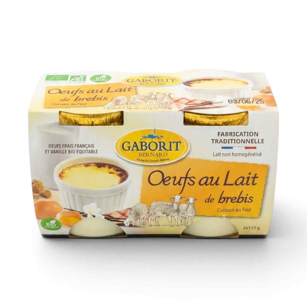 Œufs au Lait Brebis 2X125Gr Gaborit