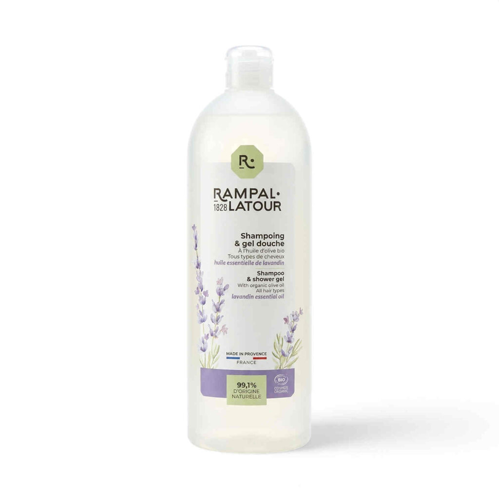 Shampooing douche olive lavandin 1 L Rampal Latour