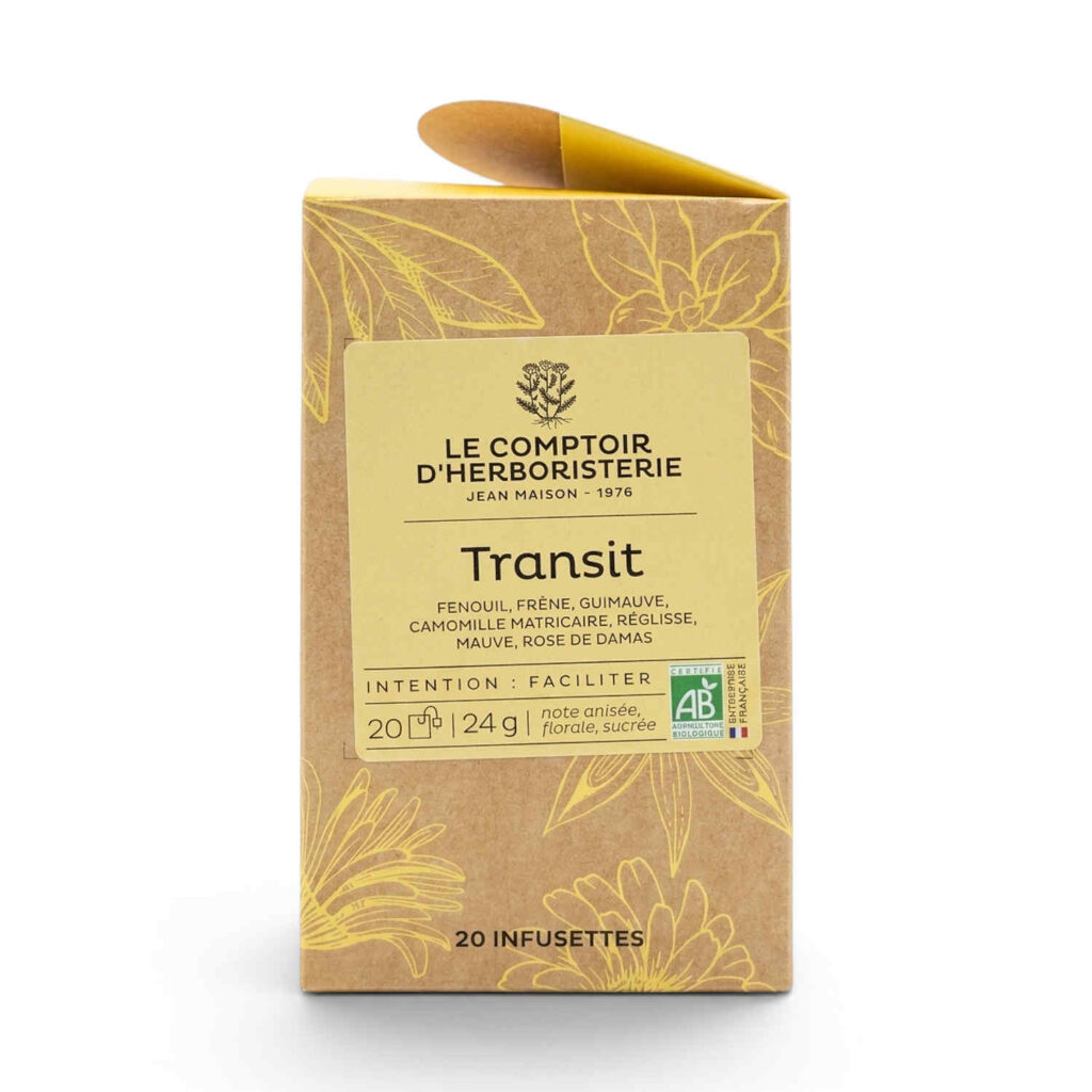 Tisane transit 20 sachets Le Comptoir d’Herboristerie