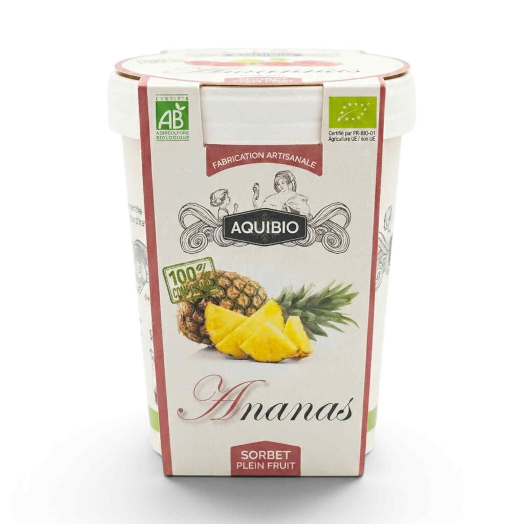 Sorbet Ananas 500ml Aquibio