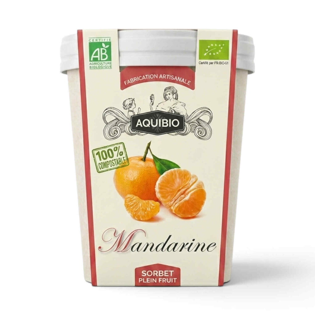 Sorbet Mandarine 500ml Aquibio