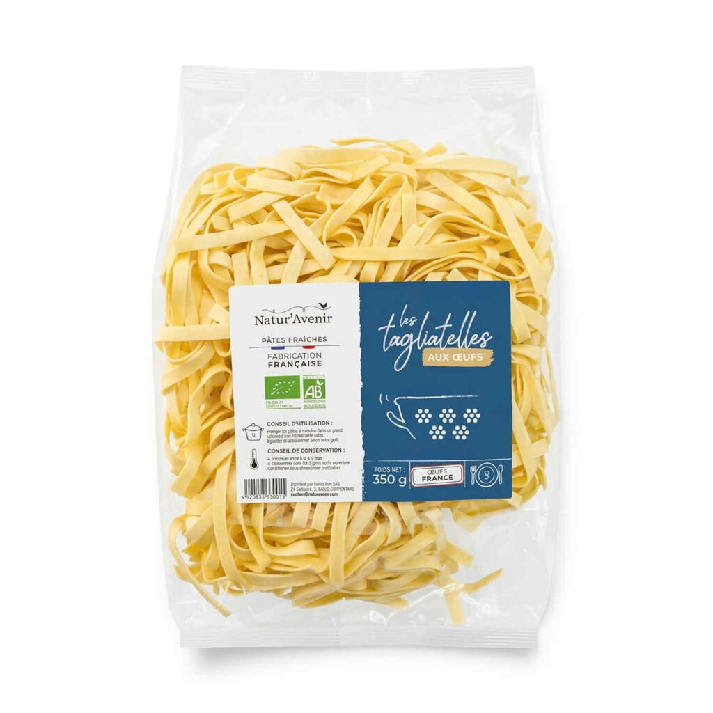 Tagliatelles aux œufs 350 g Natur’Avenir