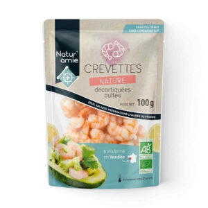 CREVETTES DECORTIQUEES NATURE 100GR NATUR AMIE