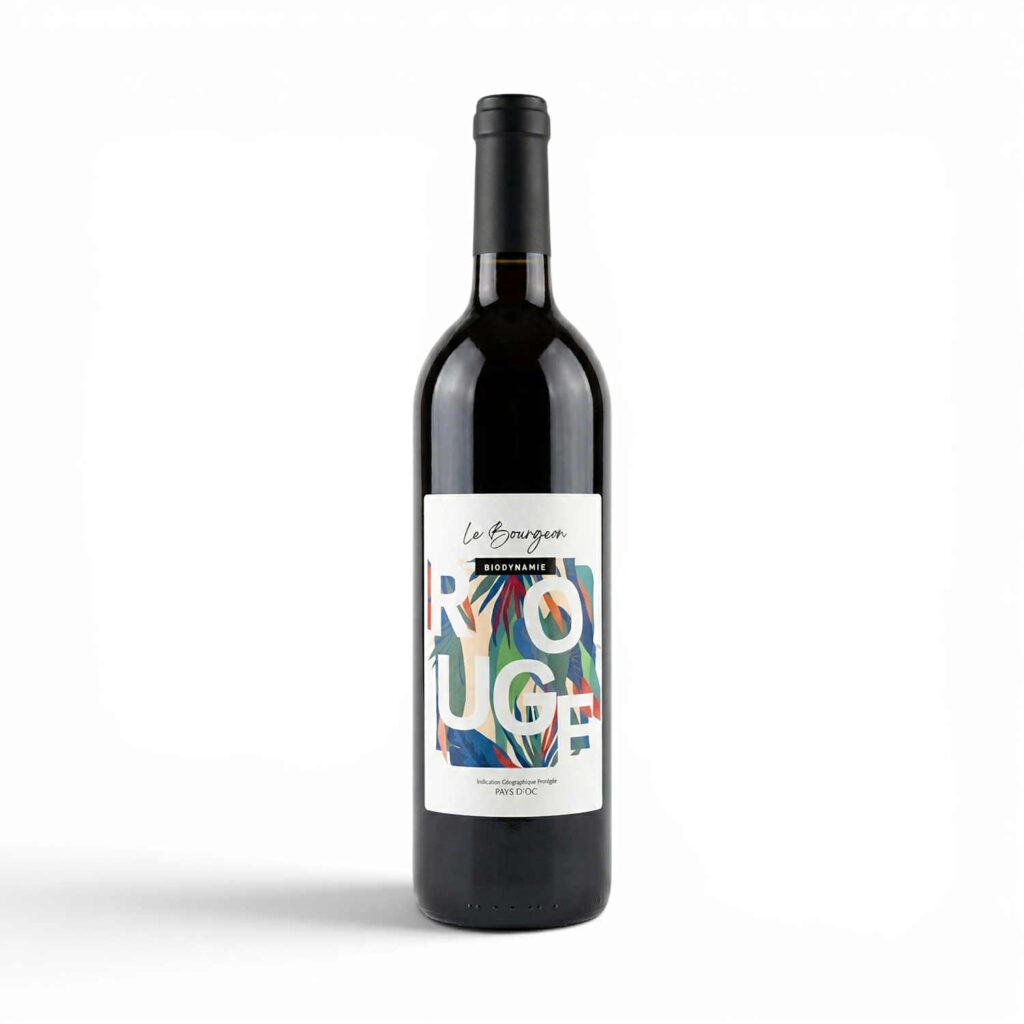 Vin rouge IGP Le Bourgeon biodynamique 75 cl