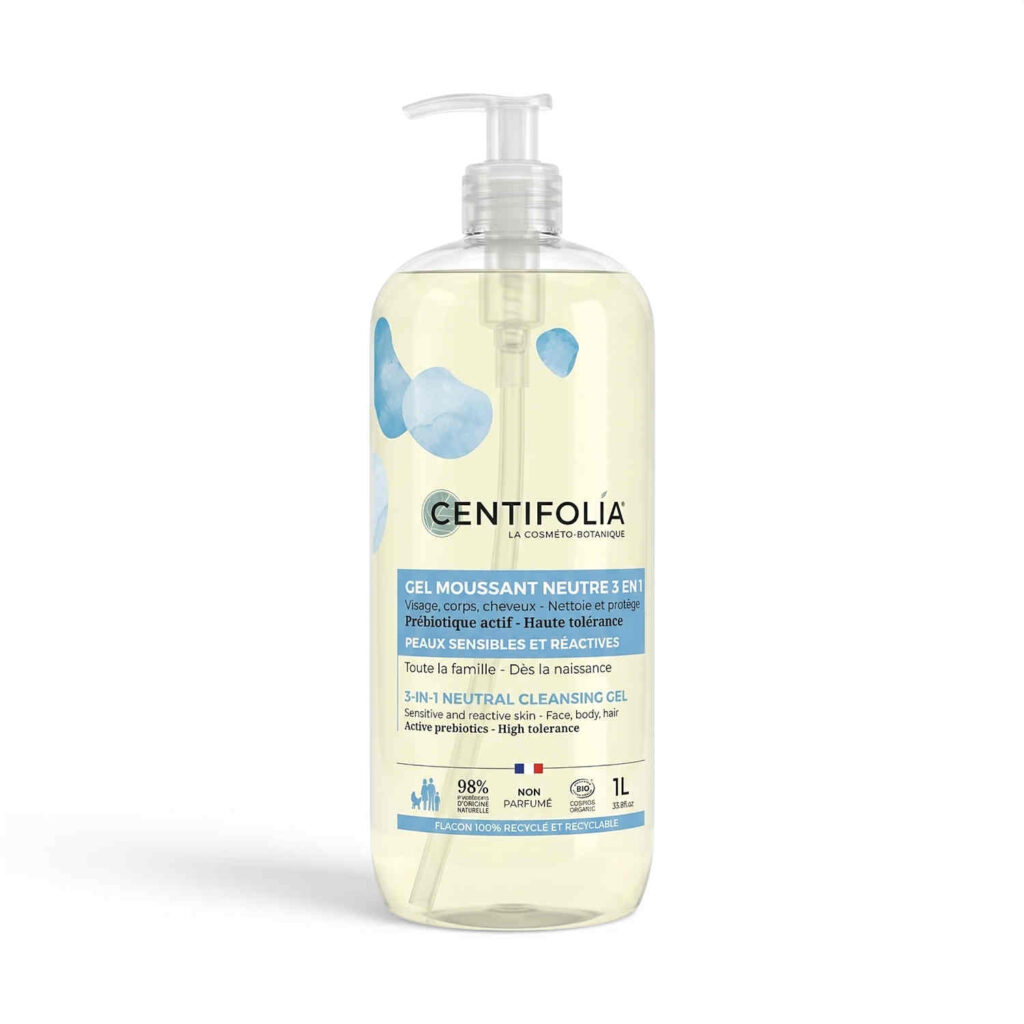 Gel Moussant Neutre 3En1 1l Centifolia