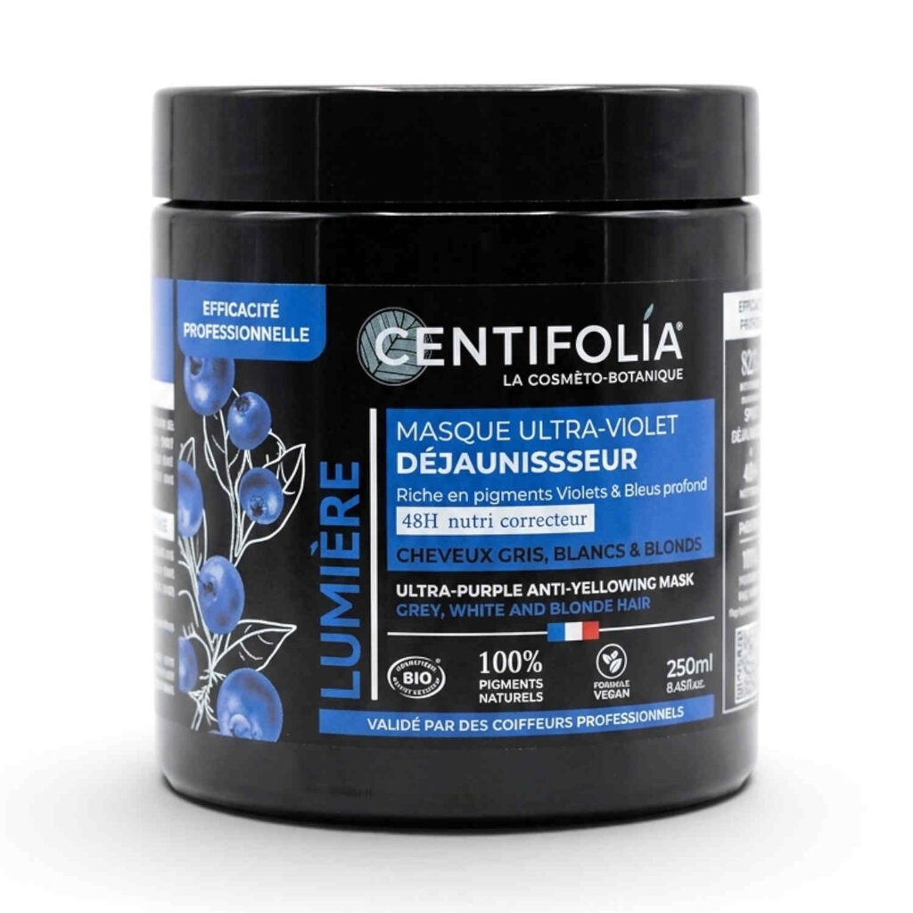 Masque ultra-violet déjaunisseur 250 ml Centifolia