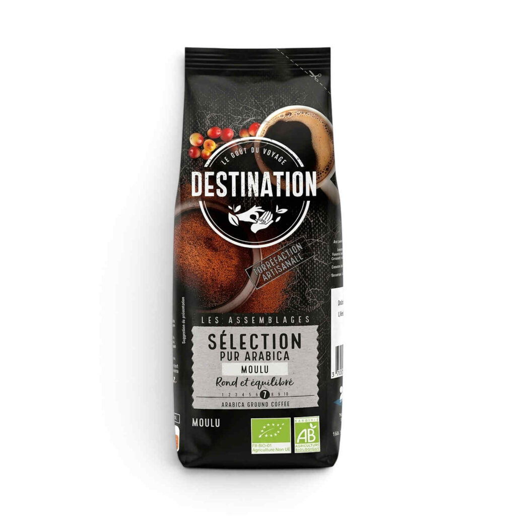 Café sélection arabica moulu 250 g Destination