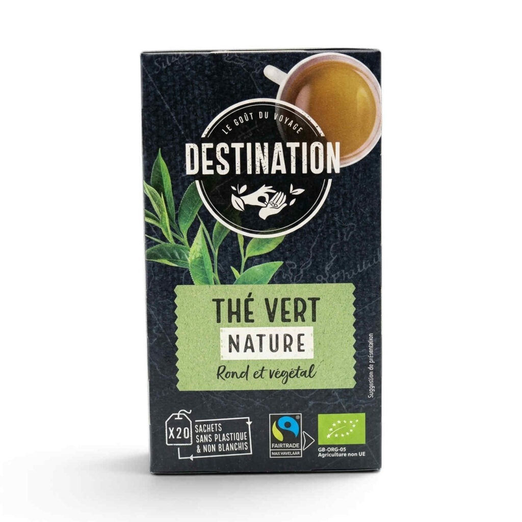 Thé vert nature 20 sachets Destination