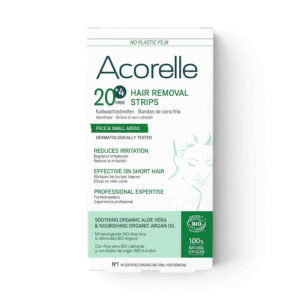 20 BANDES CIRE FROIDE VISAGE ACORELLE
