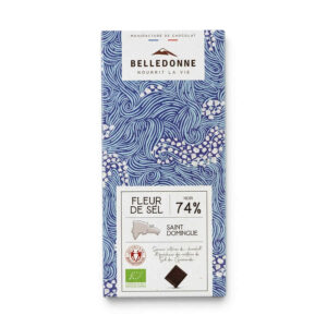 CHOCOLAT NOIR 74% FLEUR DE SEL 100GR BELLEDONNE
