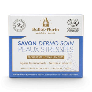 SAVON DERMO SOIN PEAUX STRESSEES 100GR BALLOT FLURIN