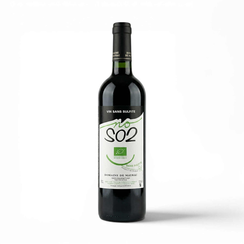 Vin sans Sulfite So2 Rouge Igp 75cl Domaine de Mayrac