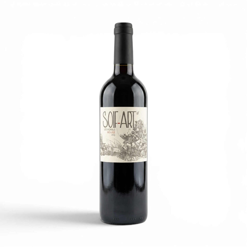 Vin Rouge Soif Art 75cl Chateau les Vignals