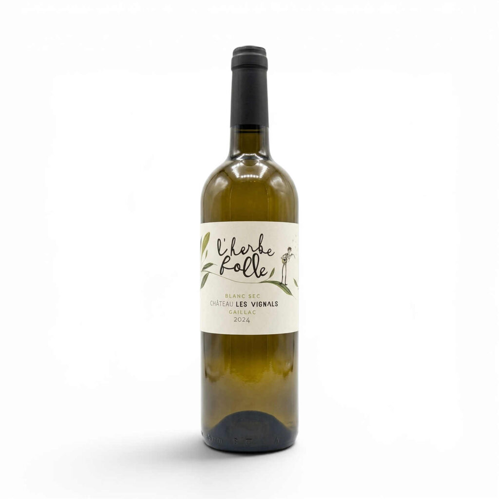 Vin Blanc Sec Herbe Folle 75cl Chateau les Vignals