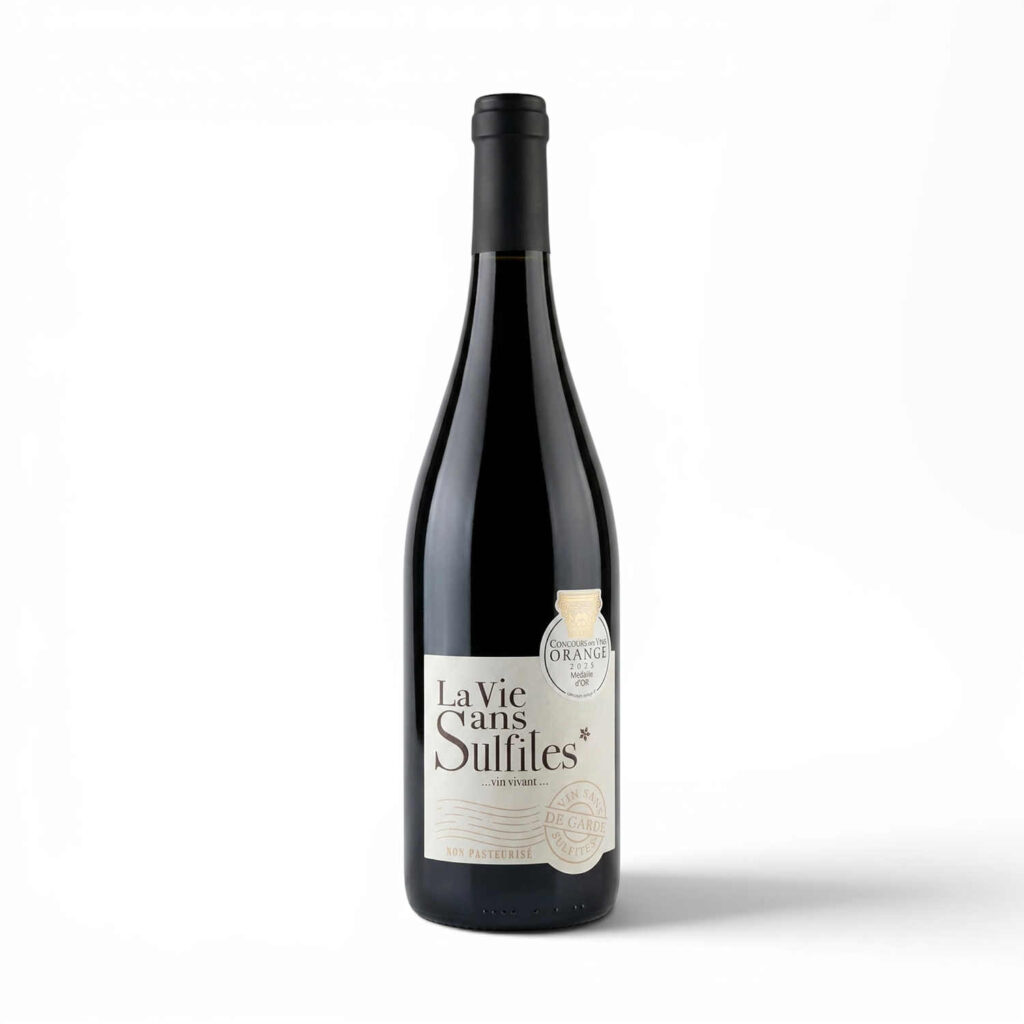 Vin rouge AOC Côtes du Rhône La Vie sans sulfites 75 cl Château de Bosc