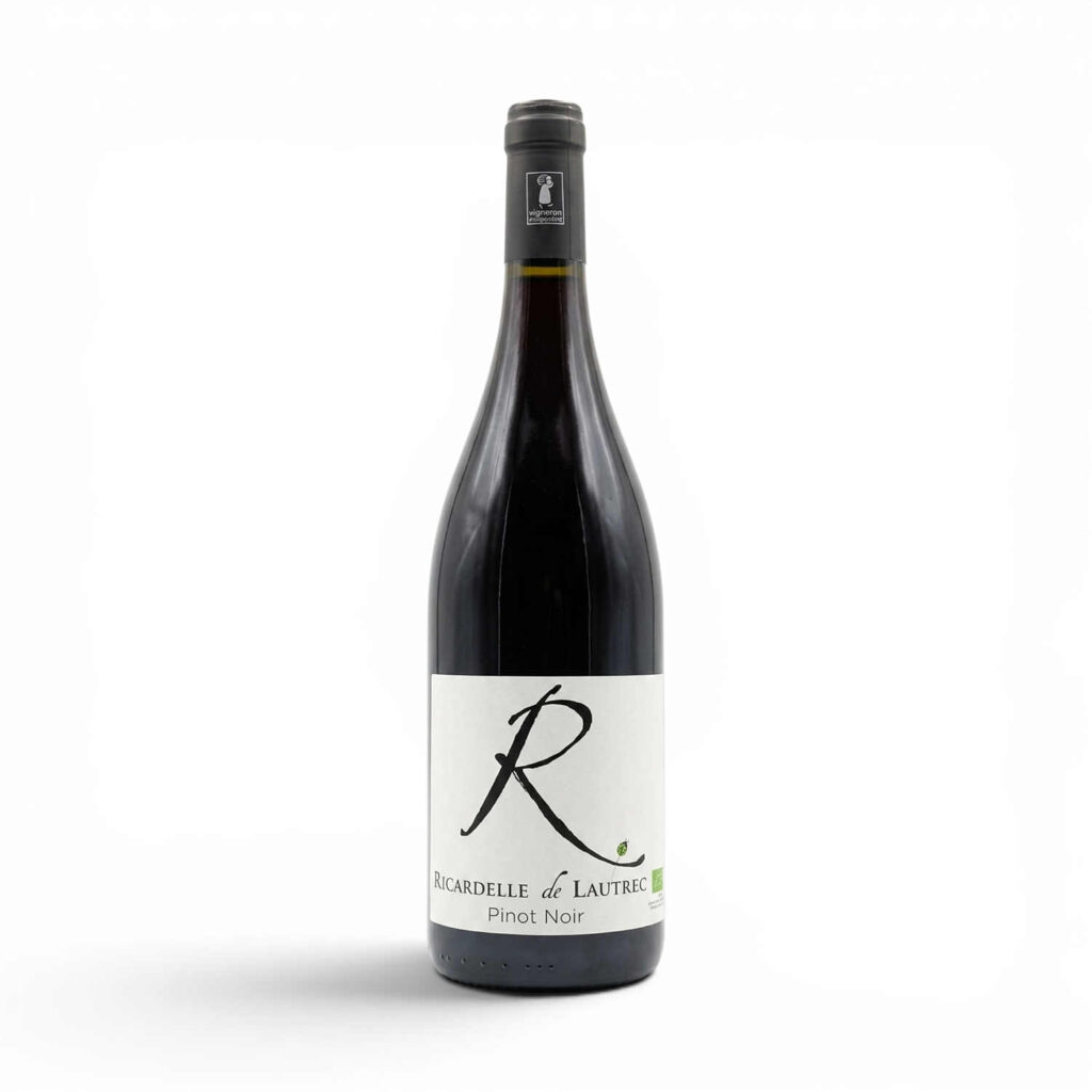 Vin rouge Pinot noir Ricardelle de Lautrec 75 cl