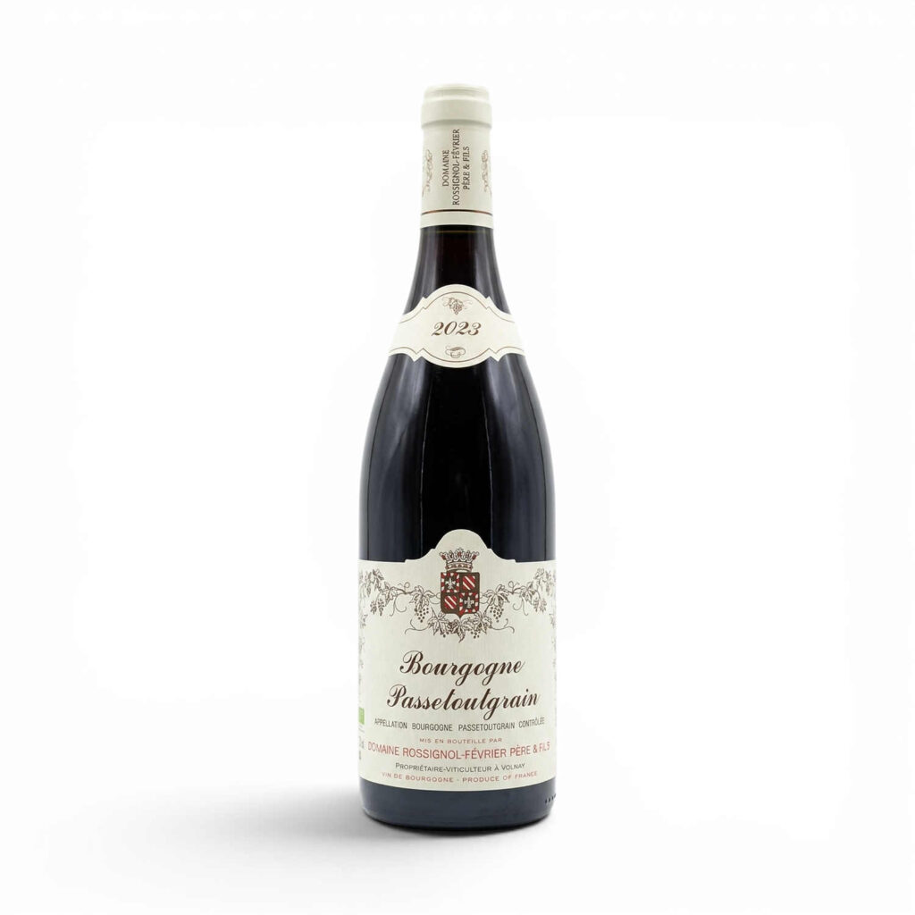 Vin rouge Bourgogne Passetoutgrain biodynamie 75 cl Domaine Rossignol