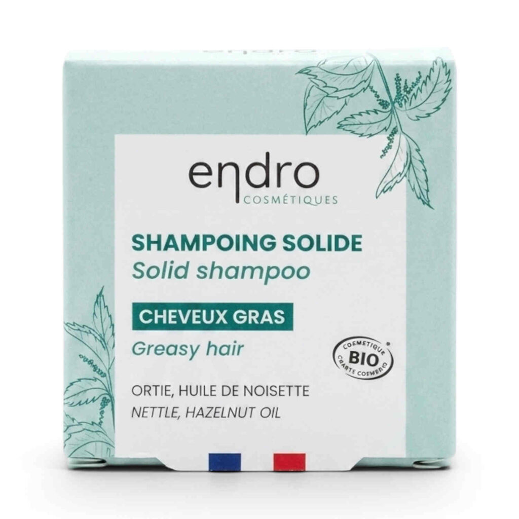 Shampoing solide cheveux gras Sentier Vert