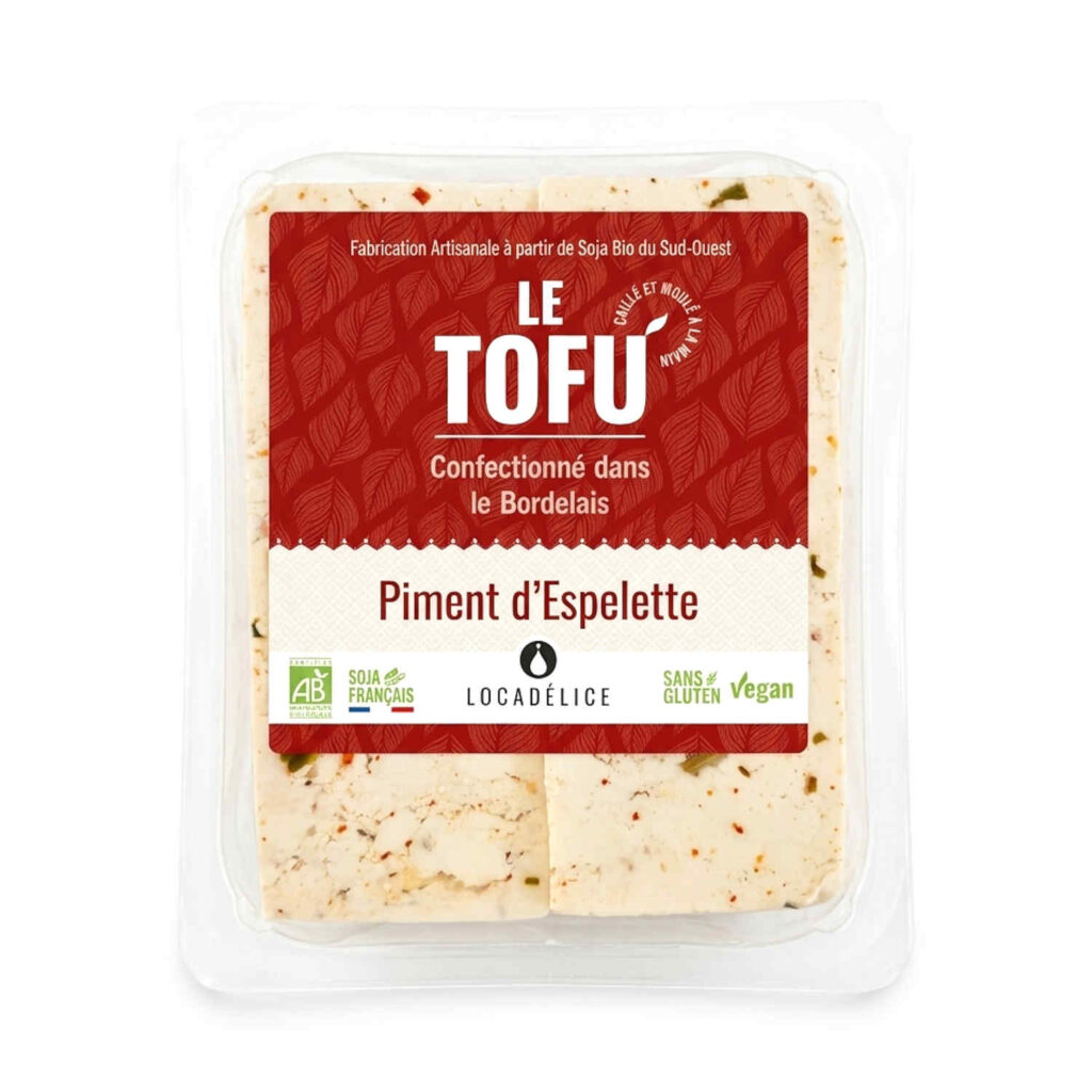 Tofu Piment d'Espelette 180gr Locadelice