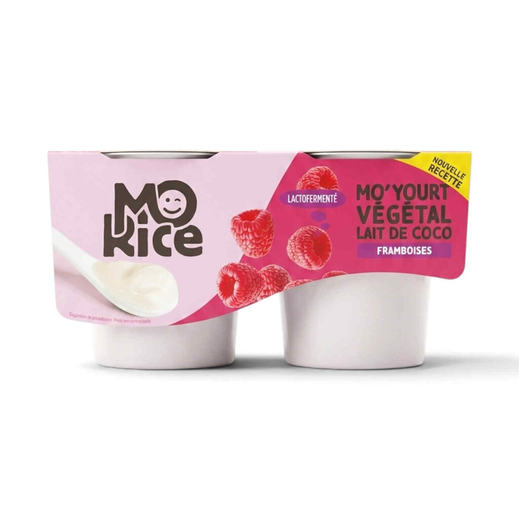 Mo'Yourt Végétal Framboise 2X125G Mo'Rice