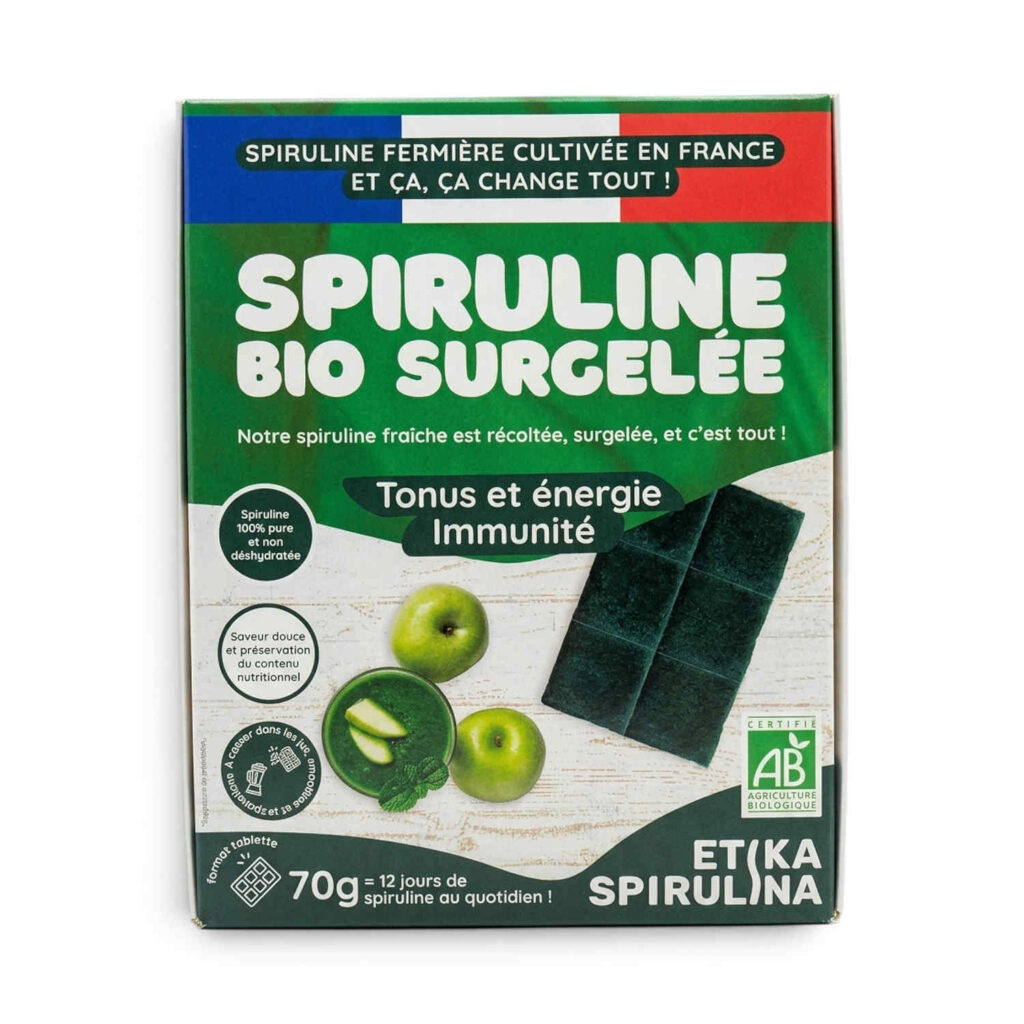 Spiruline surgelée 70 g Etika Spirulina