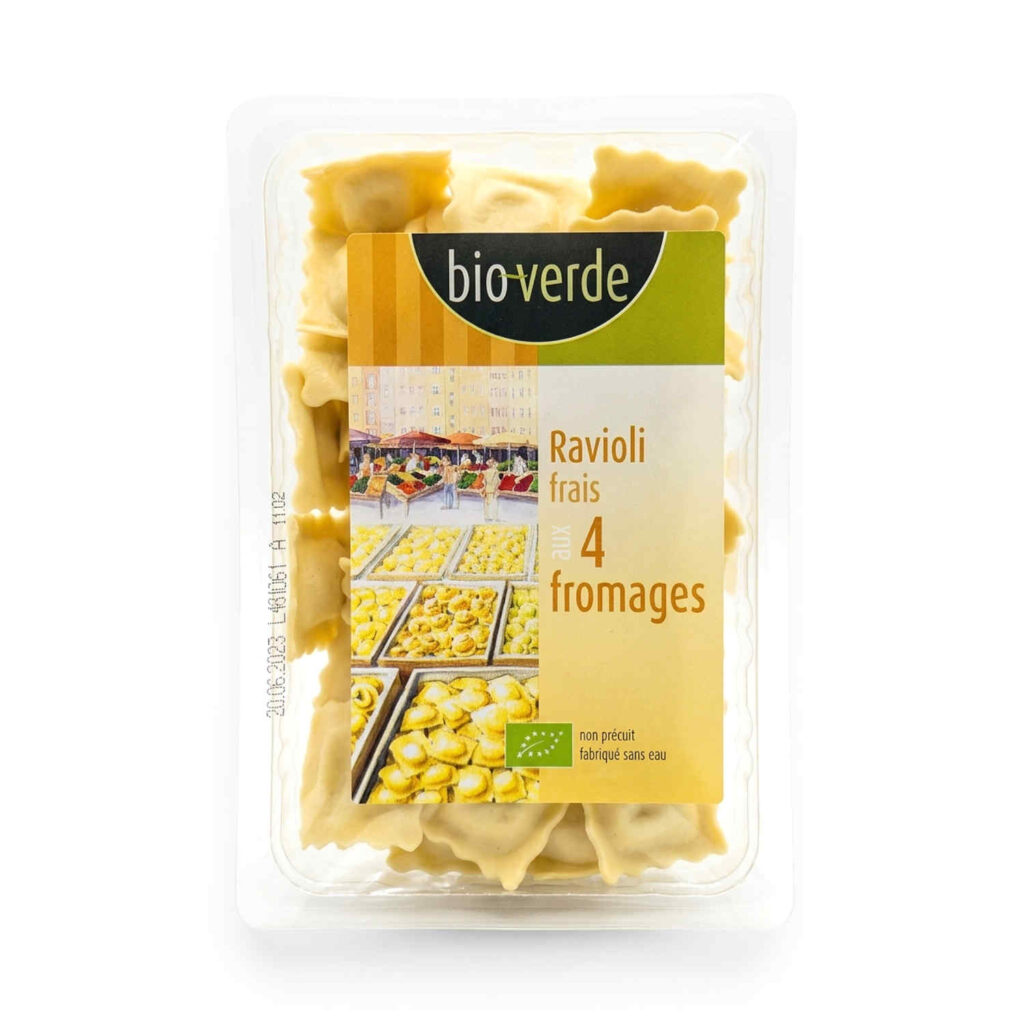 Raviolis 4 Fromages 250gr Bioverde