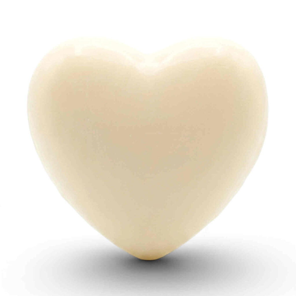 Savon cœur lait de brebis 65 g Saling
