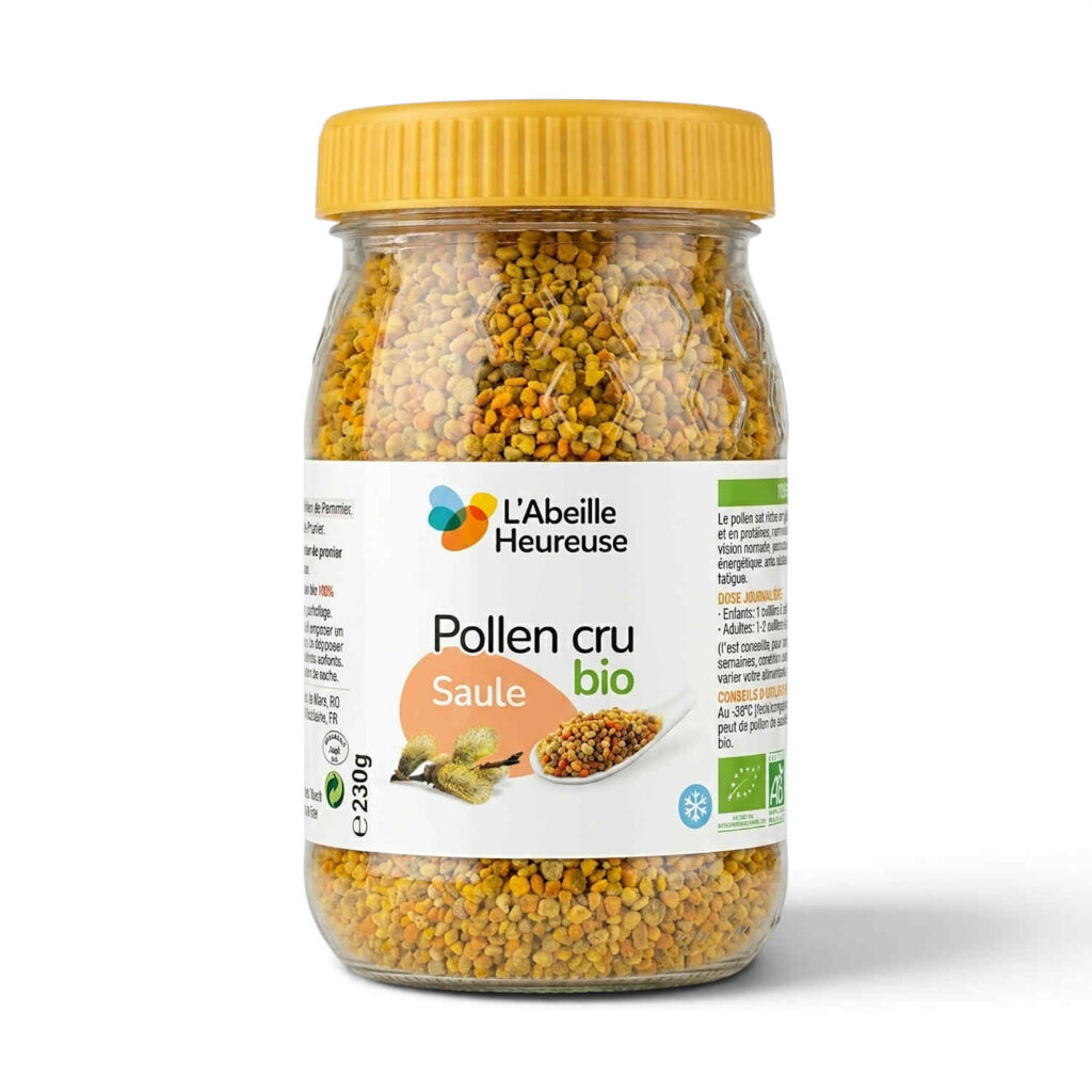 Pollen Cru de Saule 230g Abeille Heureuse