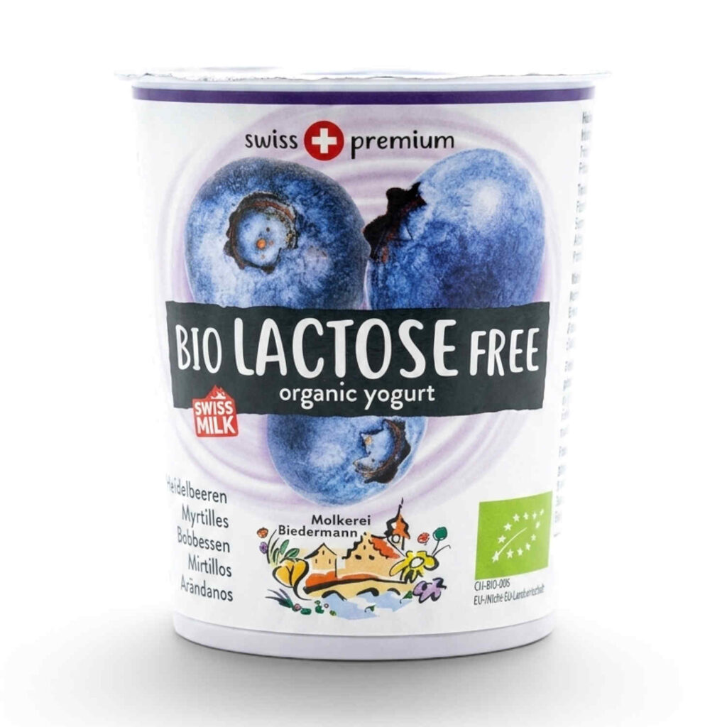 Yaourt Myrtille Ss Lactose 200gr Biederman