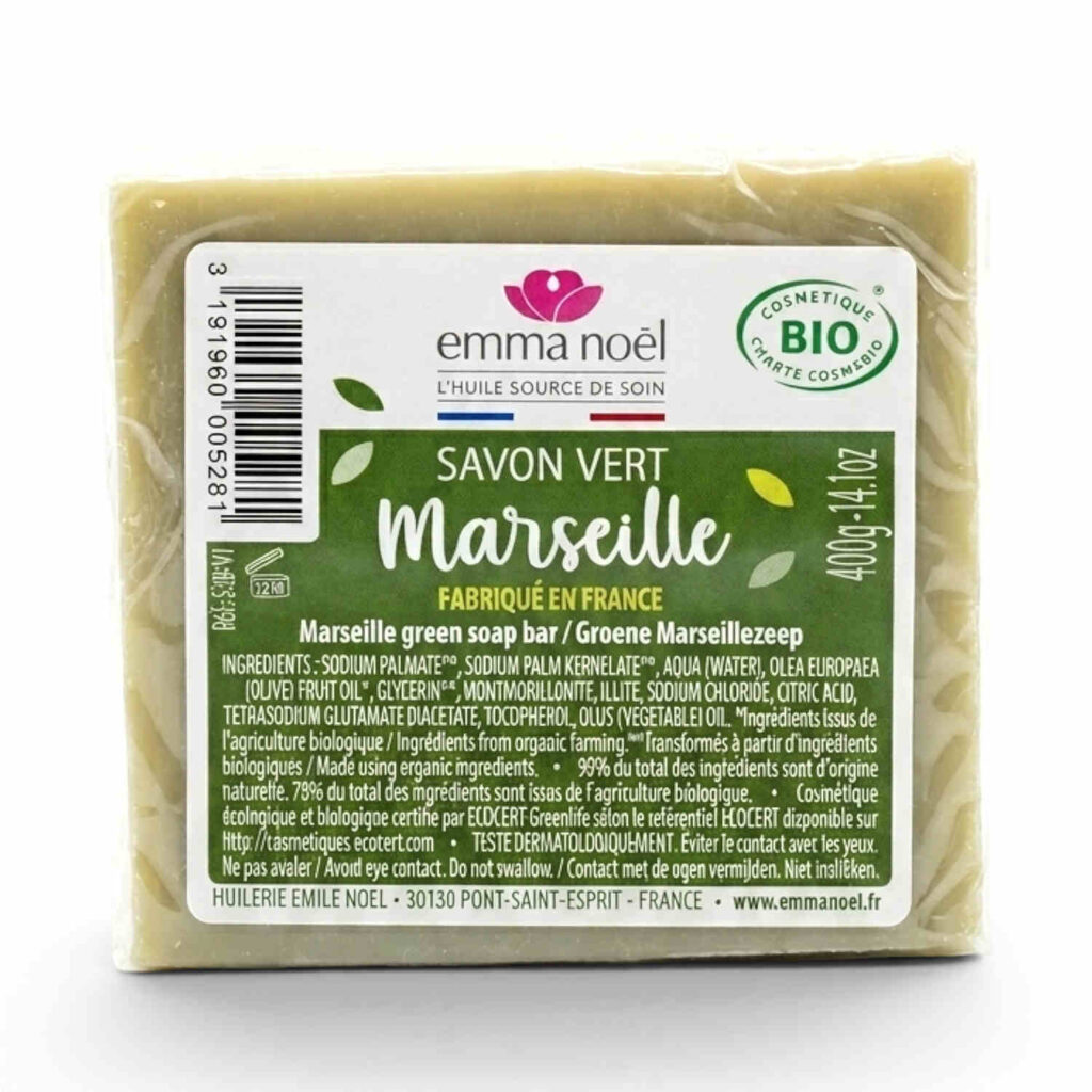 Savon vert Marseille 400 g Emma Noël