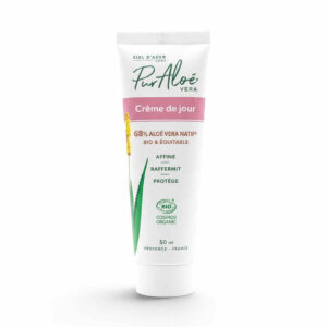 CREME DE JOUR ALOE VERA 67% 50ML PUR ALOE