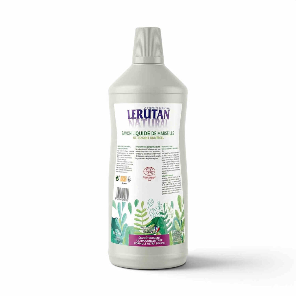 Savon liquide de Marseille 1 L Lerutan