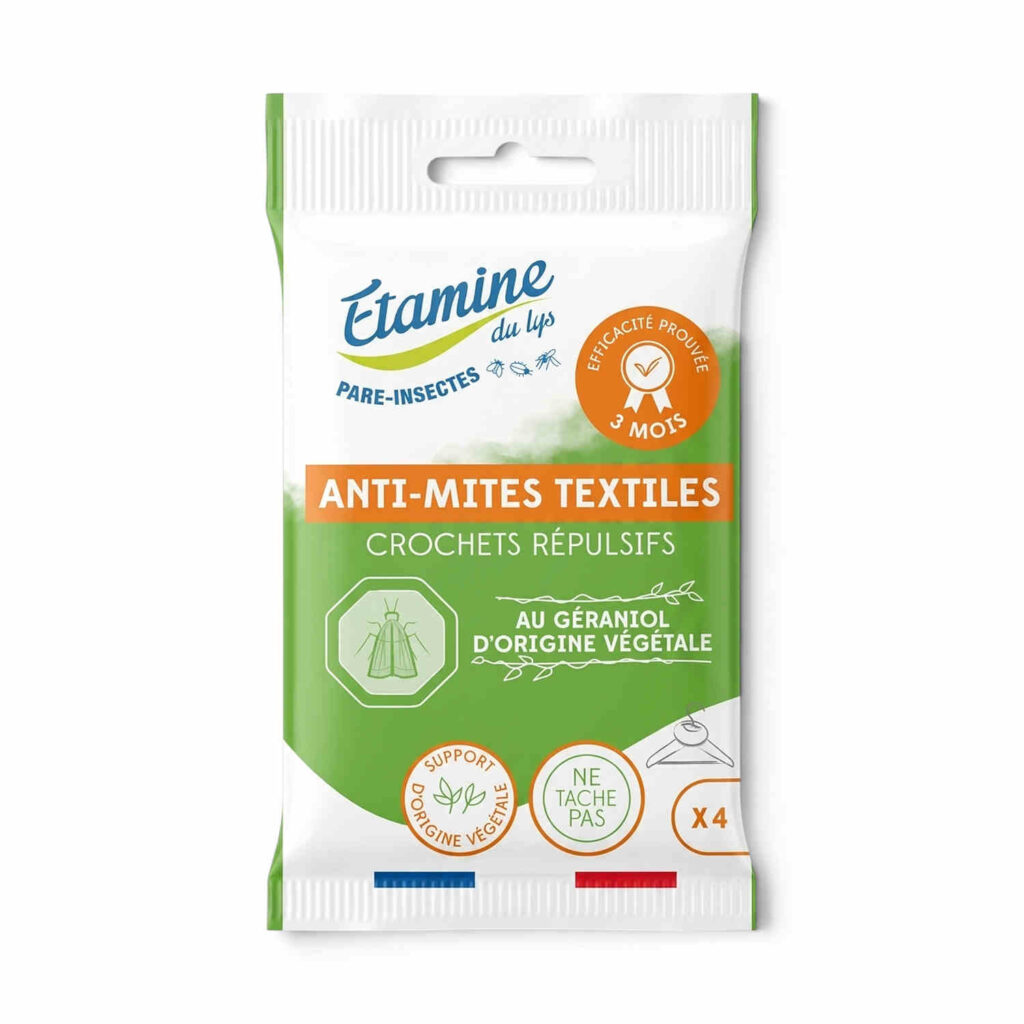 Anti-mites textiles x 4 Étamine du Lys